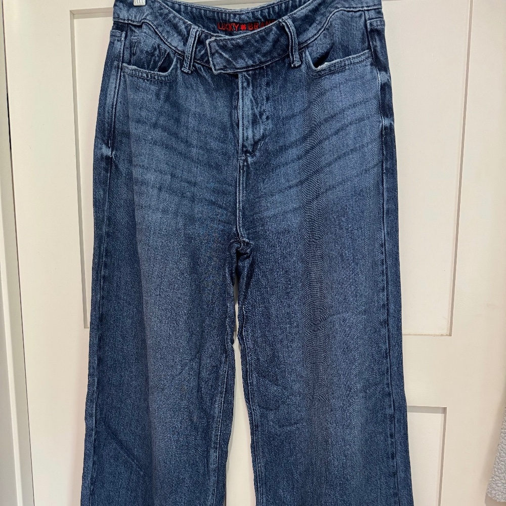 Lucky Brand wide leg palazzo jeans